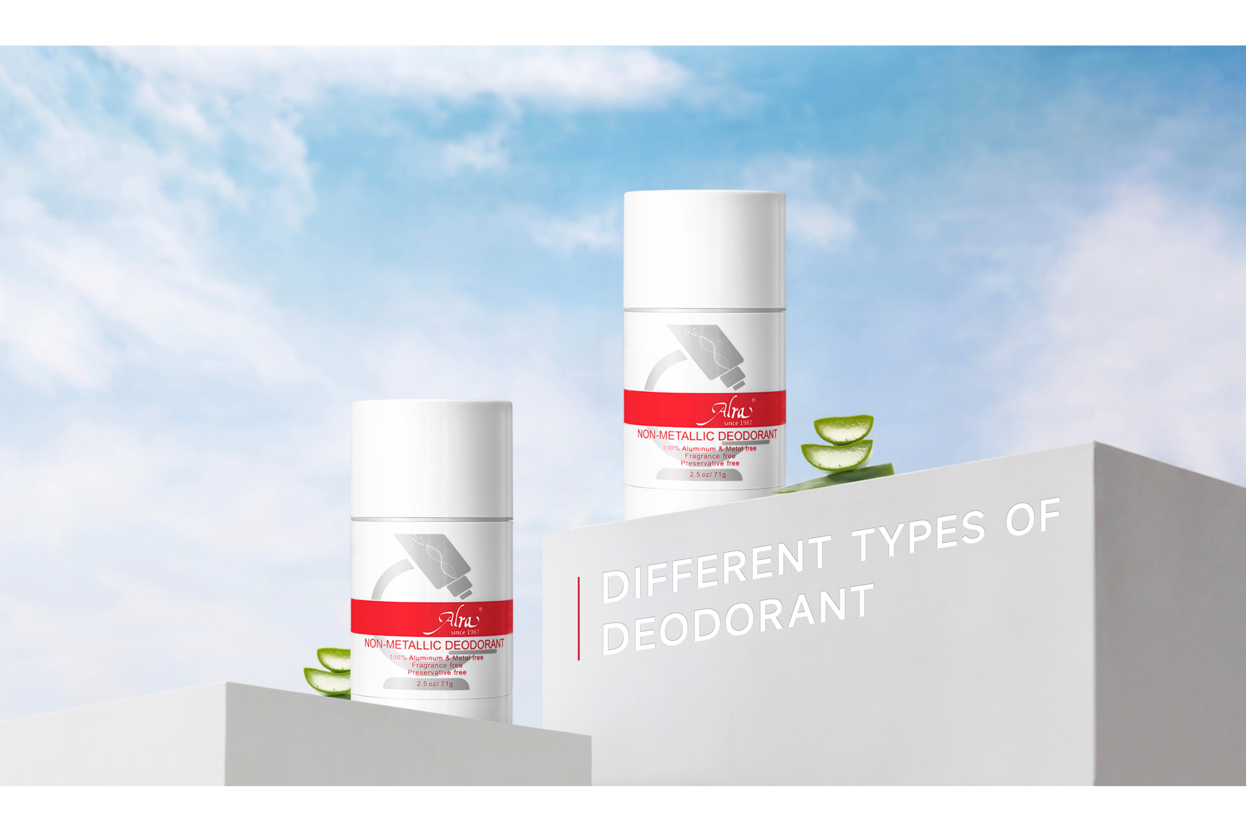 different types of deodorant