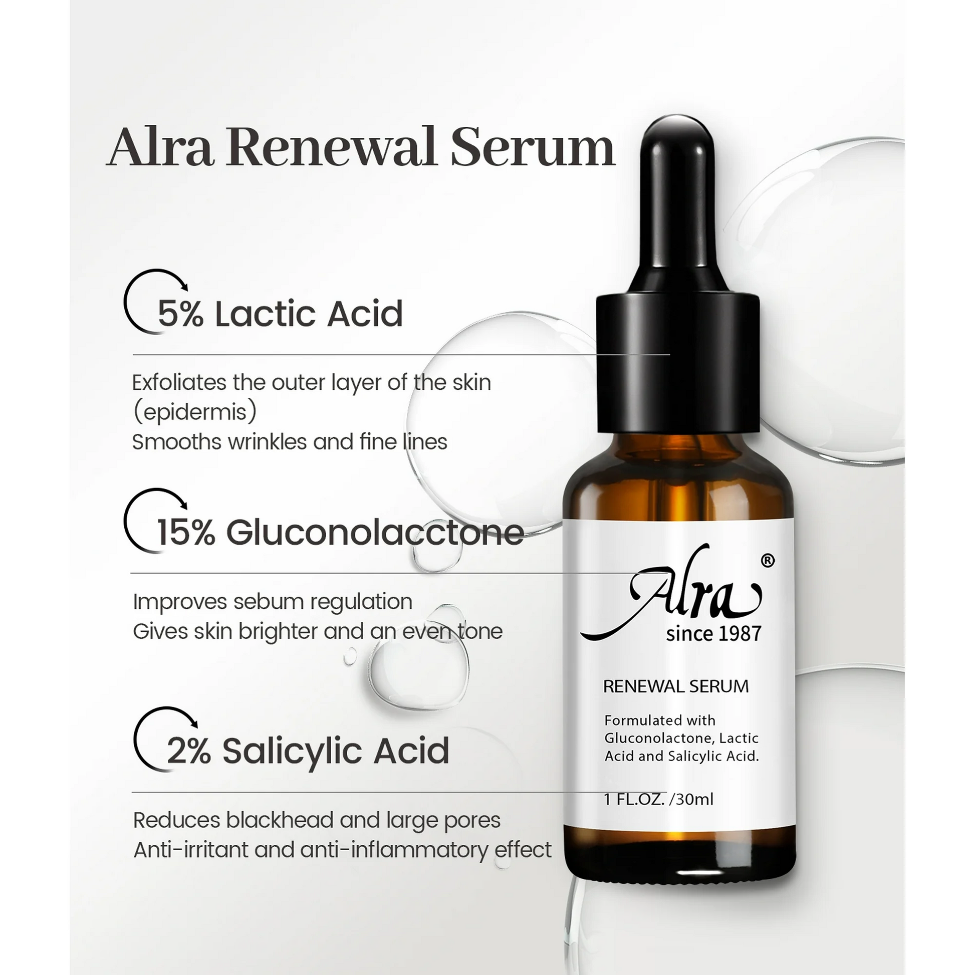 Alra Anti-Aging & Brightening Face Serum Set, 2 in 1 Skin Care Kit for Women Gifts - Alra Skin Care