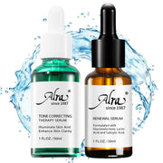 Alra Anti-Aging & Brightening Face Serum Set, 2 in 1 Skin Care Kit for Women Gifts - Alra Skin Care