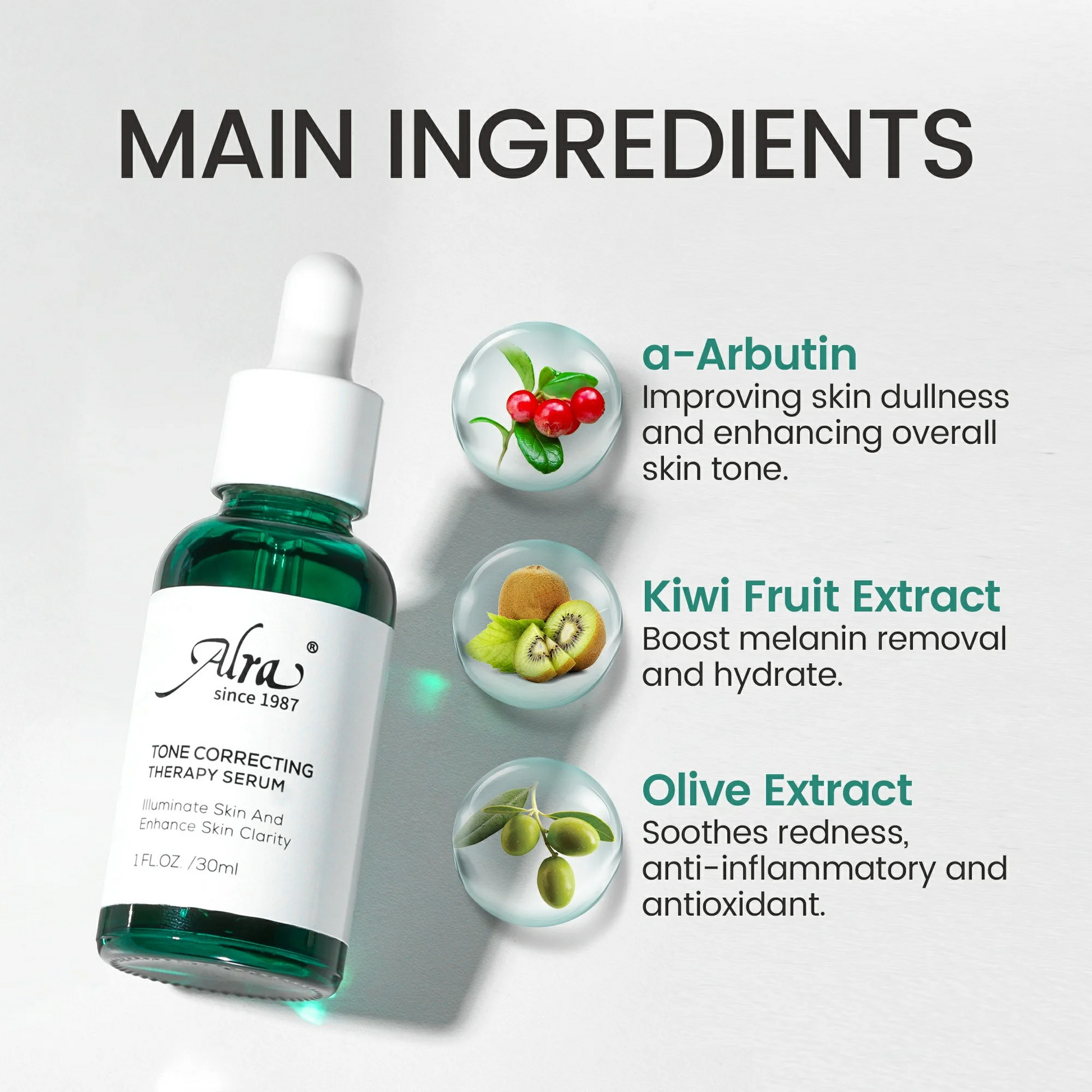 Alra Anti-Acne & Brightening Face Serum Set, 2 in 1 Skin Care Kit for Women Gifts Ideal - Alra Skin Care