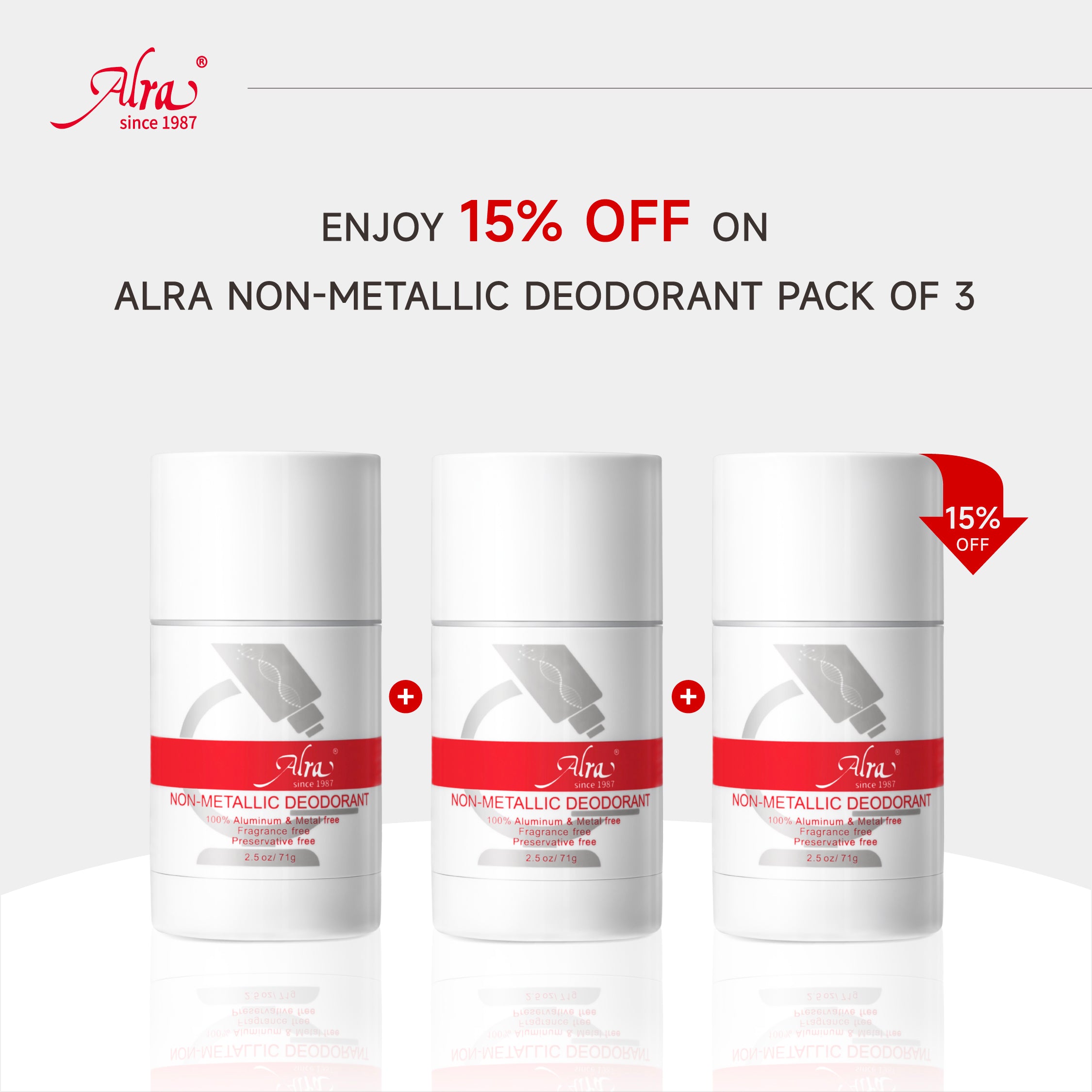 Alra Non-Metallic Deodorant Alra Skin Care