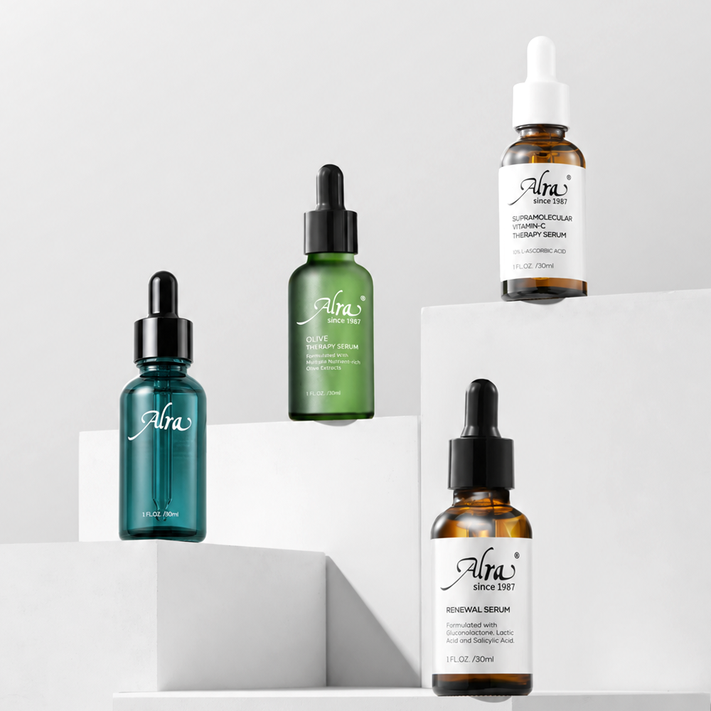 Alra Age-Defying 4-Piece Serum Set – Ultimate Anti-Aging Formula