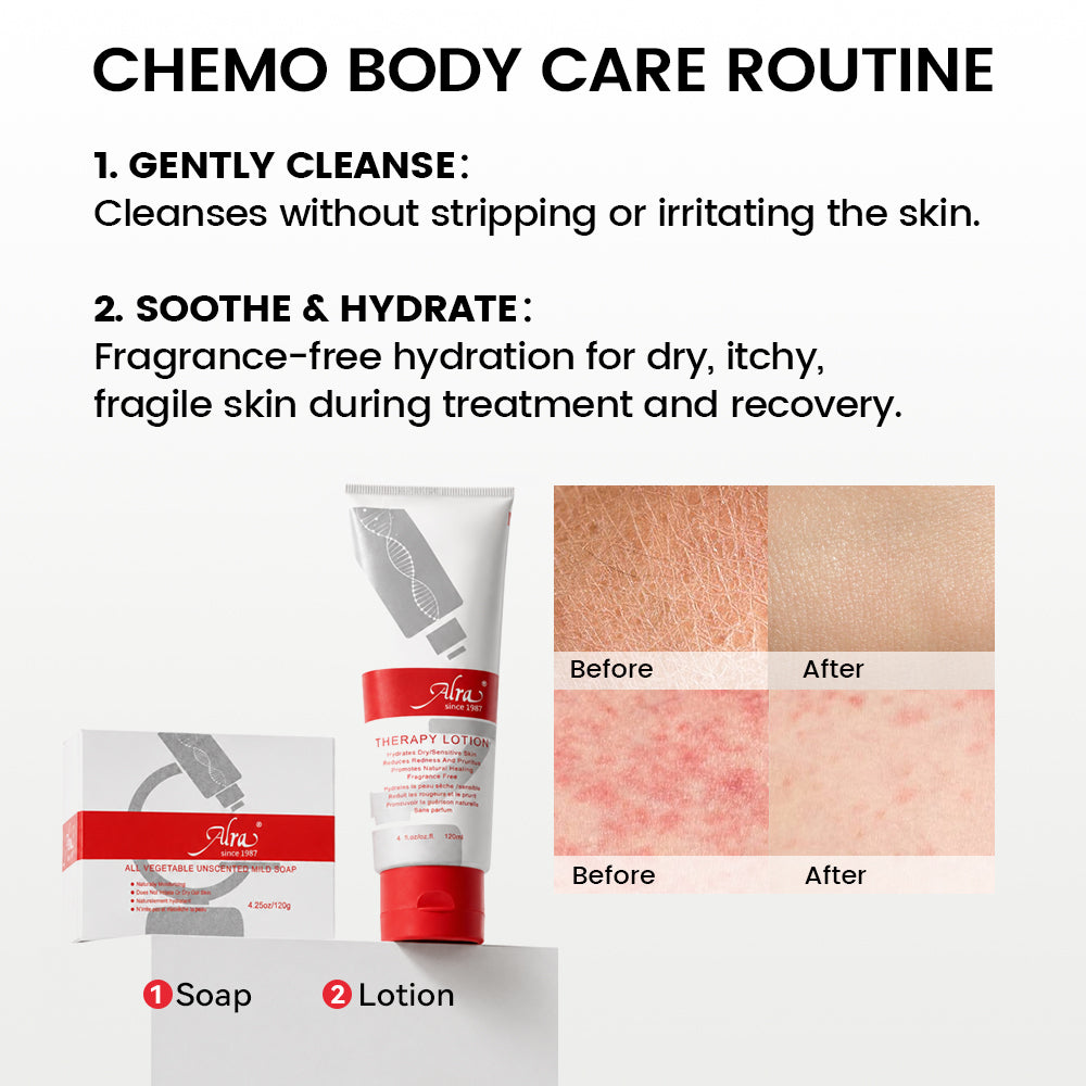 Alra_chemo_body_care_routine_featuring_gentle_cleansing_and_fragrance-free_hydration_for_dry_itchy_fragile_skin_during_treatment_and_recovery.