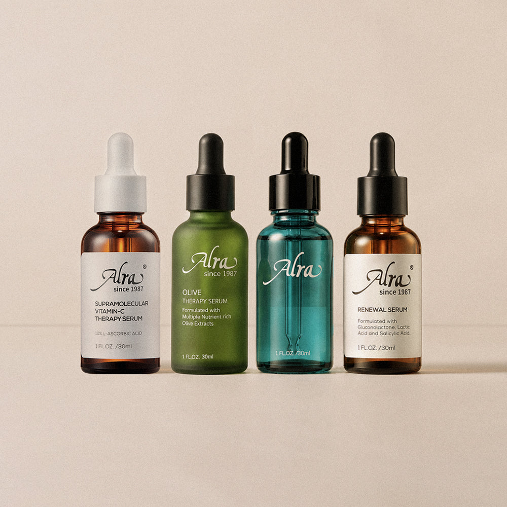 Alra Age-Defying 4-Piece Serum Set – Ultimate Anti-Aging Formula