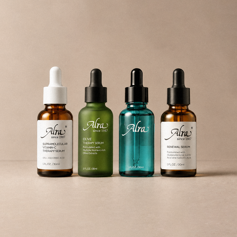 Alra Age-Defying 4-Piece Serum Set – Ultimate Anti-Aging Formula